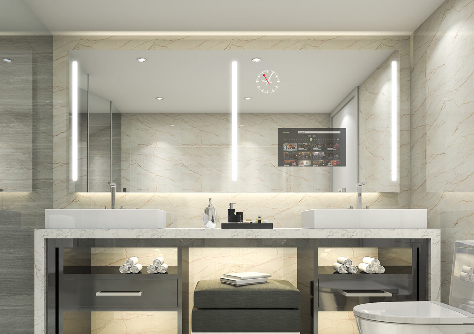 Smart mirrors for modern homes and commercial interiors in Dubai